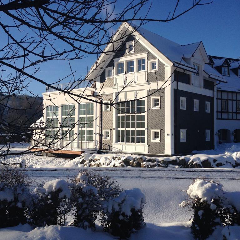 Lahntalhotel Feudingen บาด ลาสเฟอ ภายนอก รูปภาพ